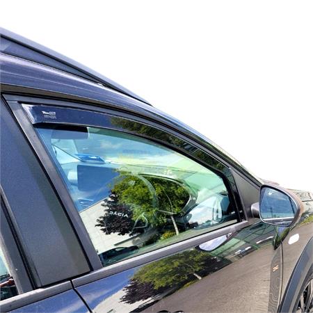 Front and Rear Heko Wind Deflectors For Ford S MAX 2010 2016