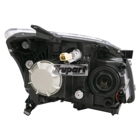 Left Headlamp (Halogen, Black Bezel) for Toyota AVENSIS Estate 2006 2008