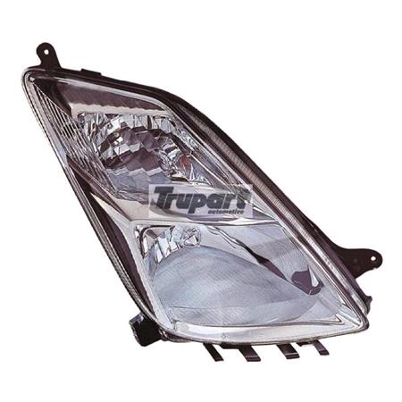 Right Headlamp (Halogen, Takes H4 Bulb, Supplied Without Motor) for Toyota PRIUS Hatchback 2004 2010