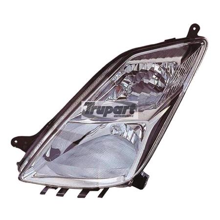 Left Headlamp (Halogen, Takes H4 Bulb, Supplied Without Motor) for Toyota PRIUS Hatchback 2004 2010