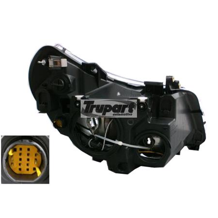 Left Headlamp (Halogen, Takes H7 / H1 Bulbs, Supplied With Motor) for Citroen RELAY Flatbed / Chassis 2007 2011