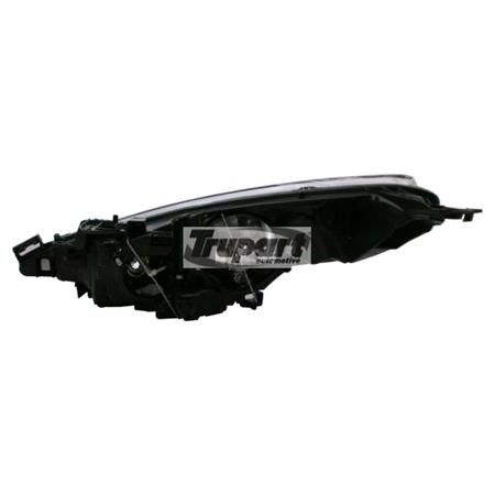 Right Headlamp (Without Directional Lamp, Halogen, Takes H1/H7 Bulbs, Supplied With Motor) for Peugeot 207 Van 2006 on