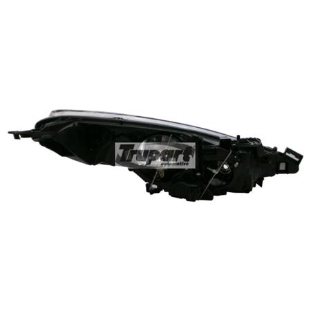 Left Headlamp (Without Directional Lamp, Halogen, Takes H1/H7 Bulbs, Supplied With Motor) for Peugeot 207 2006 on
