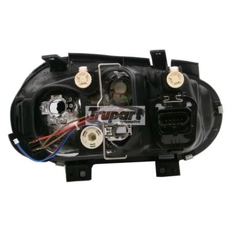 Left Headlamp (With Fog Lamp, Takes H1/ H3/ H7 Bulb) for Volkswagen GOLF Mk IV Estate 1998 2004