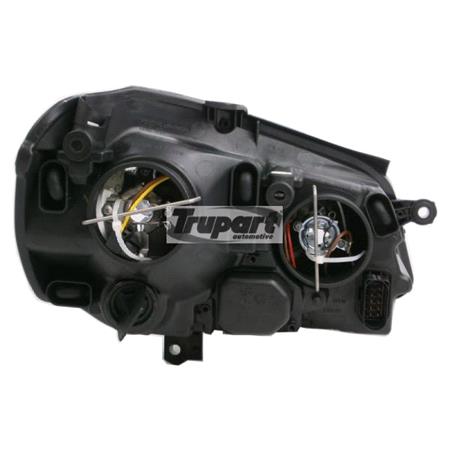 Left Headlamp (Halogen, Takes H7 / H1 Bulbs) for Volkswagen Polo 2005 2009