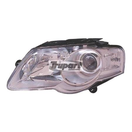 Left Headlamp Halogen (Takes H7/H7 Bulbs, Replaces Hella Type Only) for Volkswagen PASSAT 2005 2010