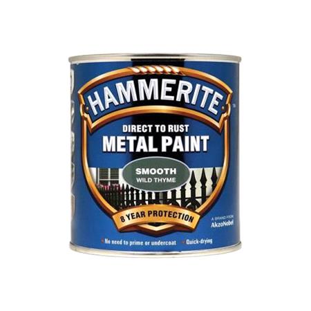 Hammerite Direct To Rust Metal Paint   Smooth Wild Thyme   250ml