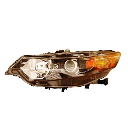 Left Headlamp (Halogen, Takes HB3/H1 Bulbs, With Amber Indicator) for Honda ACCORD IX 2008 2011