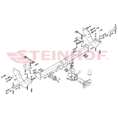 Steinhof Towbar for Isuzu D MAX, 2012 Onwards