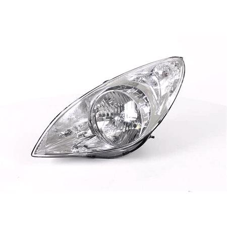 Left Headlamp (Halogen, With Electric Adjustment, Supplied With Motor) for Hyundai i20  2009 2012