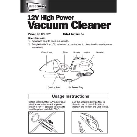 12V Vacuum Cleaner