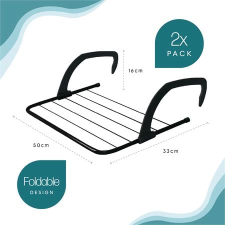 Compact Clothes Airer   Pack of 2