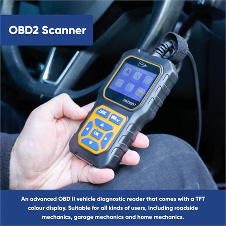Auto Diagnostic OBD2 Scanner with Coloured Screen 