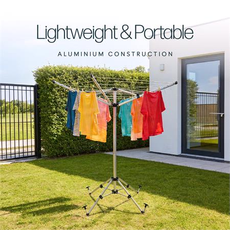 Streetwize 4 Arm Rotary Clothes Airer with Pegs