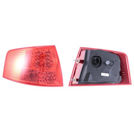 Left Rear Lamp (Outer, On Quarter Panel, LED, Original Equipment) for Audi A8 2003 2007