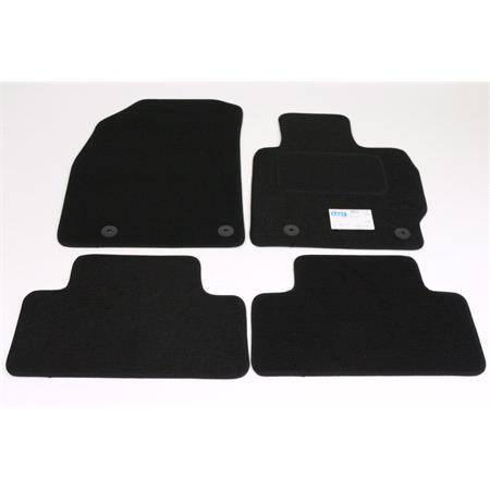 Tailored Car Floor Mats in Black for Nissan Micra CC 2005 2010