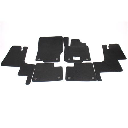 Tailored Car Floor Mats in Black for Mercedes GL Class 2012 Onwards