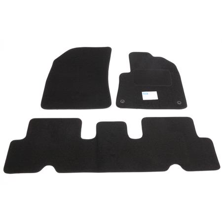 Tailored Car Floor Mats in Black for Citroen C4 Picasso 2013 Onwards