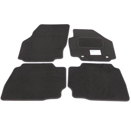 Luxury Tailored Car Floor Mats in Black for Ford Mondeo Hatchback 2007 2012