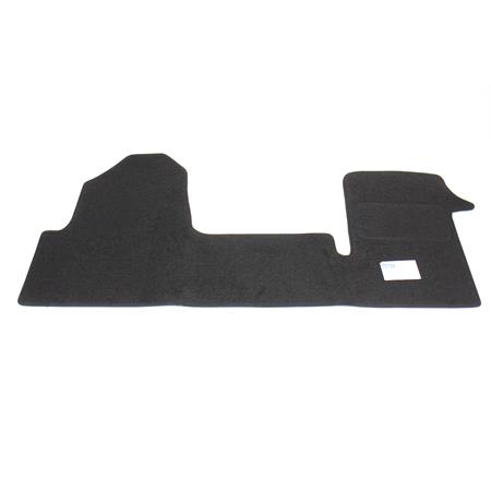 Tailored Car Floor Mats in Black for Vauxhall Movano Mk II Van 2010 Onwards   No Clips Required Version