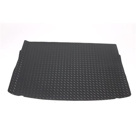 Rubber Tailored Boot Liner in Black for Volkswagen Golf VII 2013 2019   1 Piece   No Clips