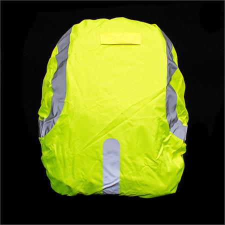 Hi Vis  Reflective Water Resistant Bag Cover in Neon Yellow