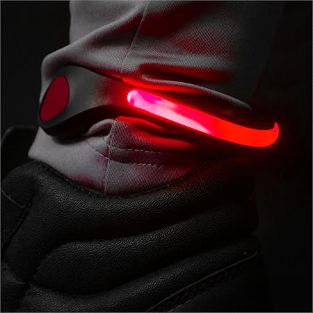 Hi Vis  Reflective LED Shoe Clip in Red