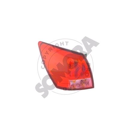 Left Rear Lamp (On Quarter Panel, Supplied Without Bulbholder) for Nissan QASHQAI  2007 to 2014
