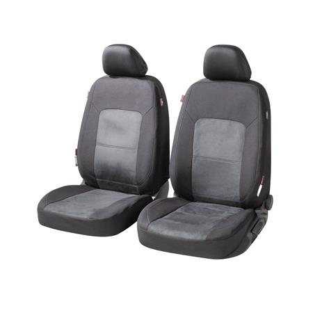 Walser Ellington Front Car Seat Covers   Black and Anthracite For Audi TT 2006 2014