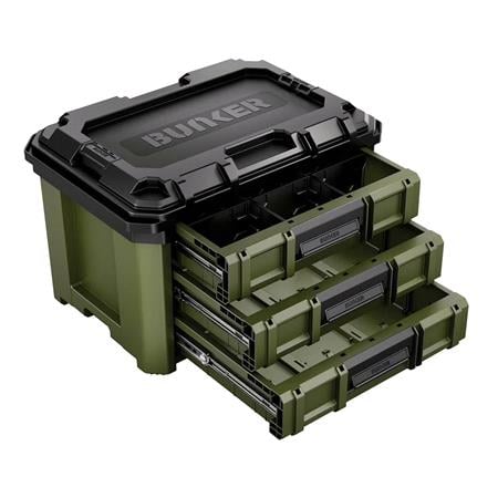 Draper 29441 BUNKER Load Up Stacking 3 Drawer Tool Box, 570mm