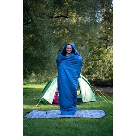 Husky Long Three Season Sleeping Bag ( 10°C)   Blue