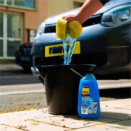 Rain X Ceramic High Foam Wash & Wax 1L + Sponge 