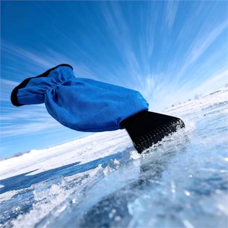 Ice Scraper with Mitt