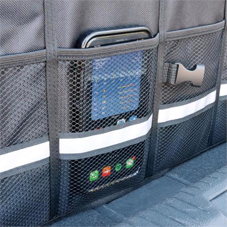 Streetwize Collapsible Car Boot Organiser with Removable Dividers and Alloy Handles