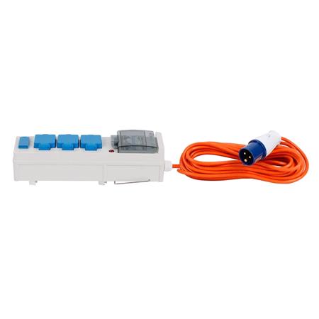 Streetwize Acclaim Range 5 Way Mobile Mains Unit   15m Cable