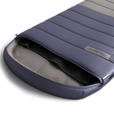 Husky Drumy Quilted Sleeping Bag with Goose Down Filling ( 10°C)   Grey