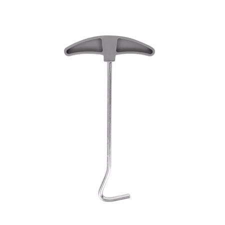 Ground Tent Pegs 6.5x205mm with Ground Hook Puller   Pack of 21