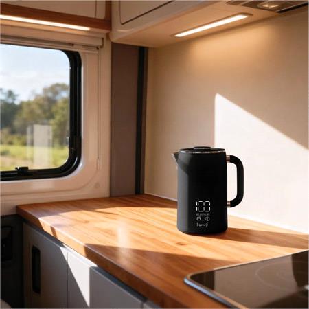 Sleek LED Display Electric Kettle with Touch Control – 1.7L