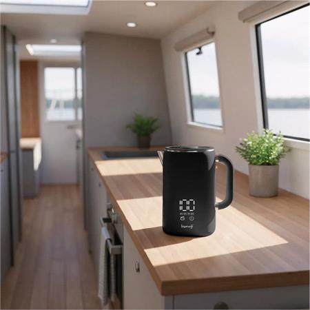 Sleek LED Display Electric Kettle with Touch Control – 1.7L