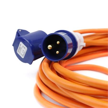 230V 25m 3 Pin Plugs Extension Cable
