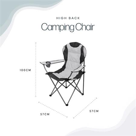 High Back Folding Camping Chair