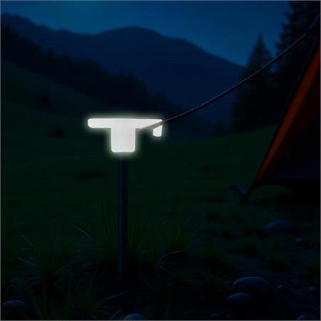 Heavy Duty Glow Tent Pegs 7x200mm   Pack of 20