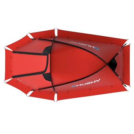 Husky Flame 2 Expedition Tent with Dural Poles   2 Man   Red