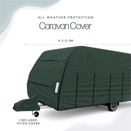 Caravan Cover 4 Layers 150GSM 14ft   17ft/4.2m   5.2m (Medium)