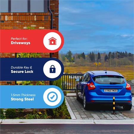 Streetwize Burried Folding Parking Post (Spigot based)