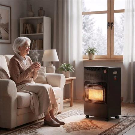 Streetwize Portable Butane Cabinet Heater   Black