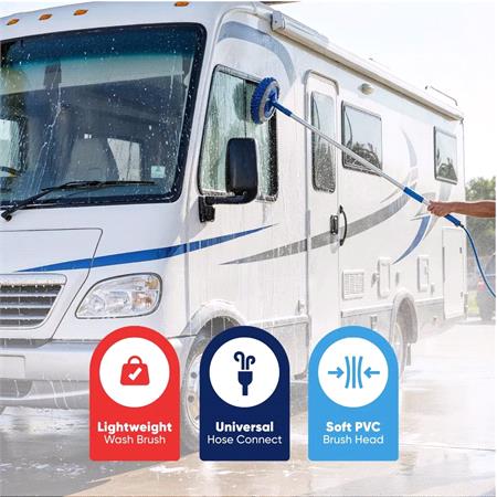 2.5m Telescopic Duo Flow Through Brush with Chenille Head