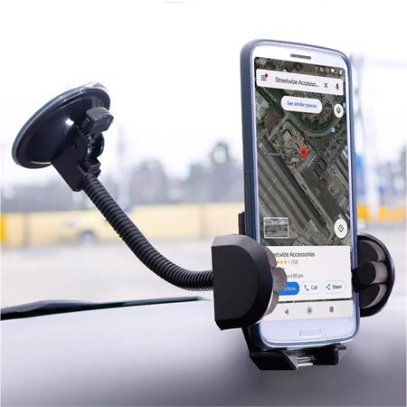 Streetwize Reach Pro Phone Holder with Long Flexible Arm 