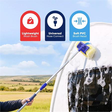 Streetwize Blaster Brush 2 in 1 Wash Brush with Jet Spray