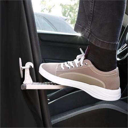 Foldable Aluminium Car Door Latch Step with Safety Hammer